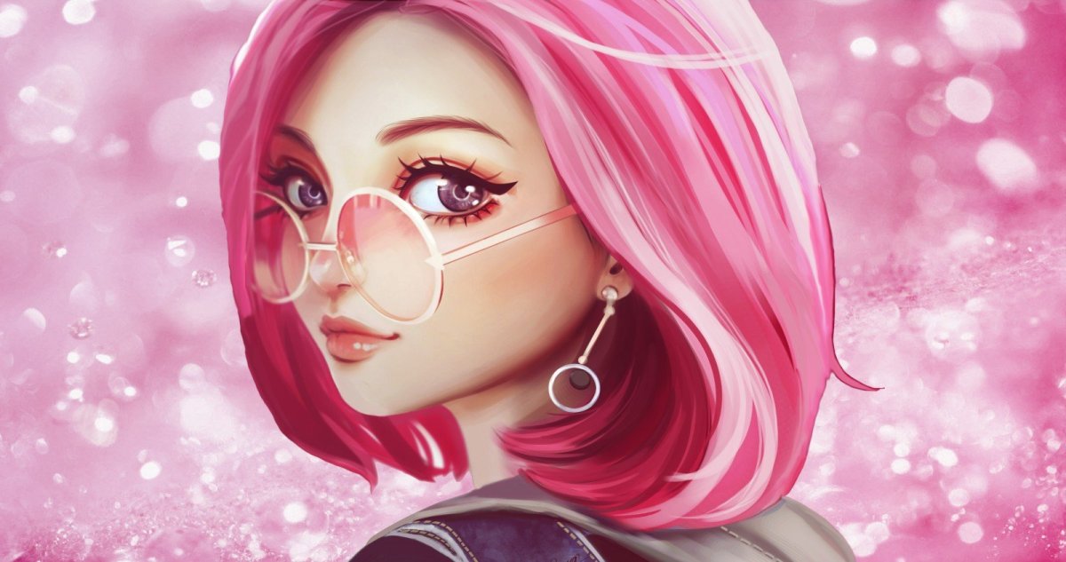 Красивые модные мультяшные девочки