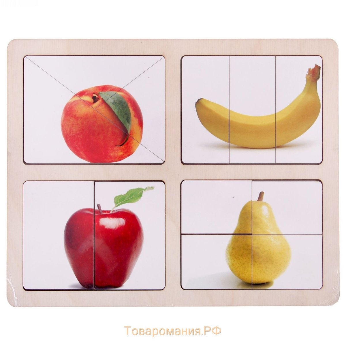 Пазл разрезной фрукты
