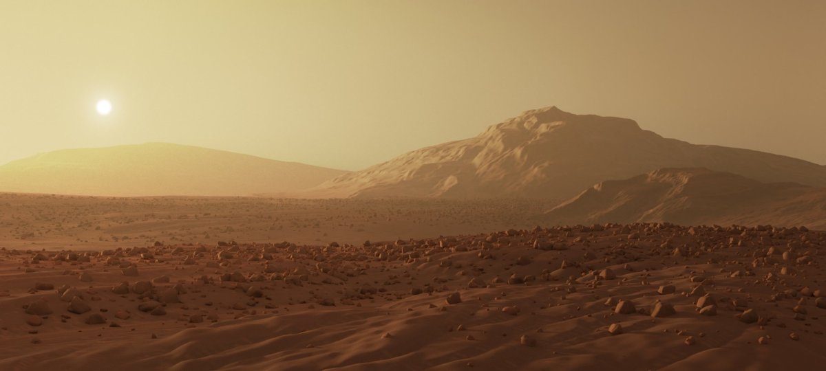 Марс пейзаж планеты