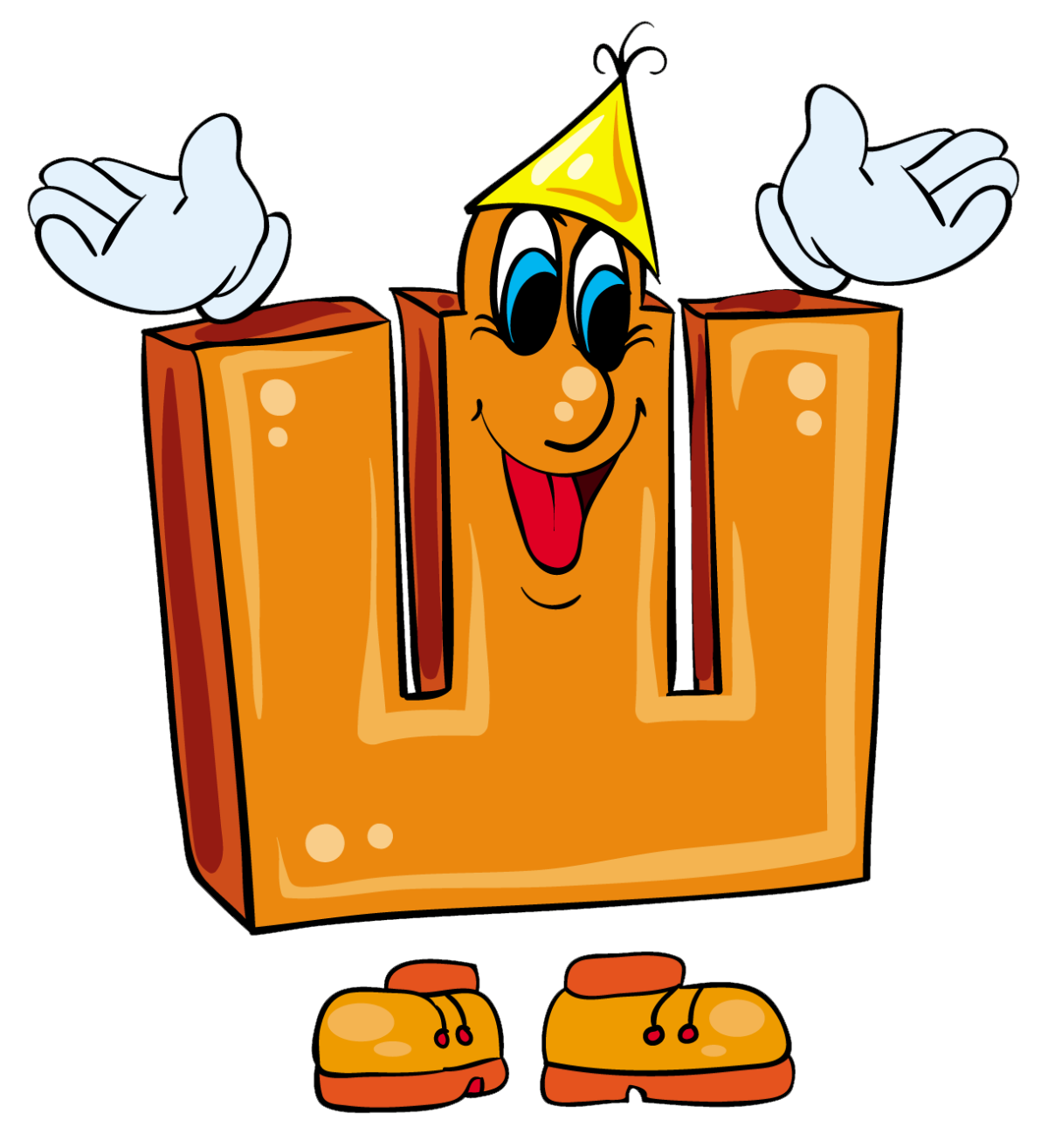 Веселые буквы для детей