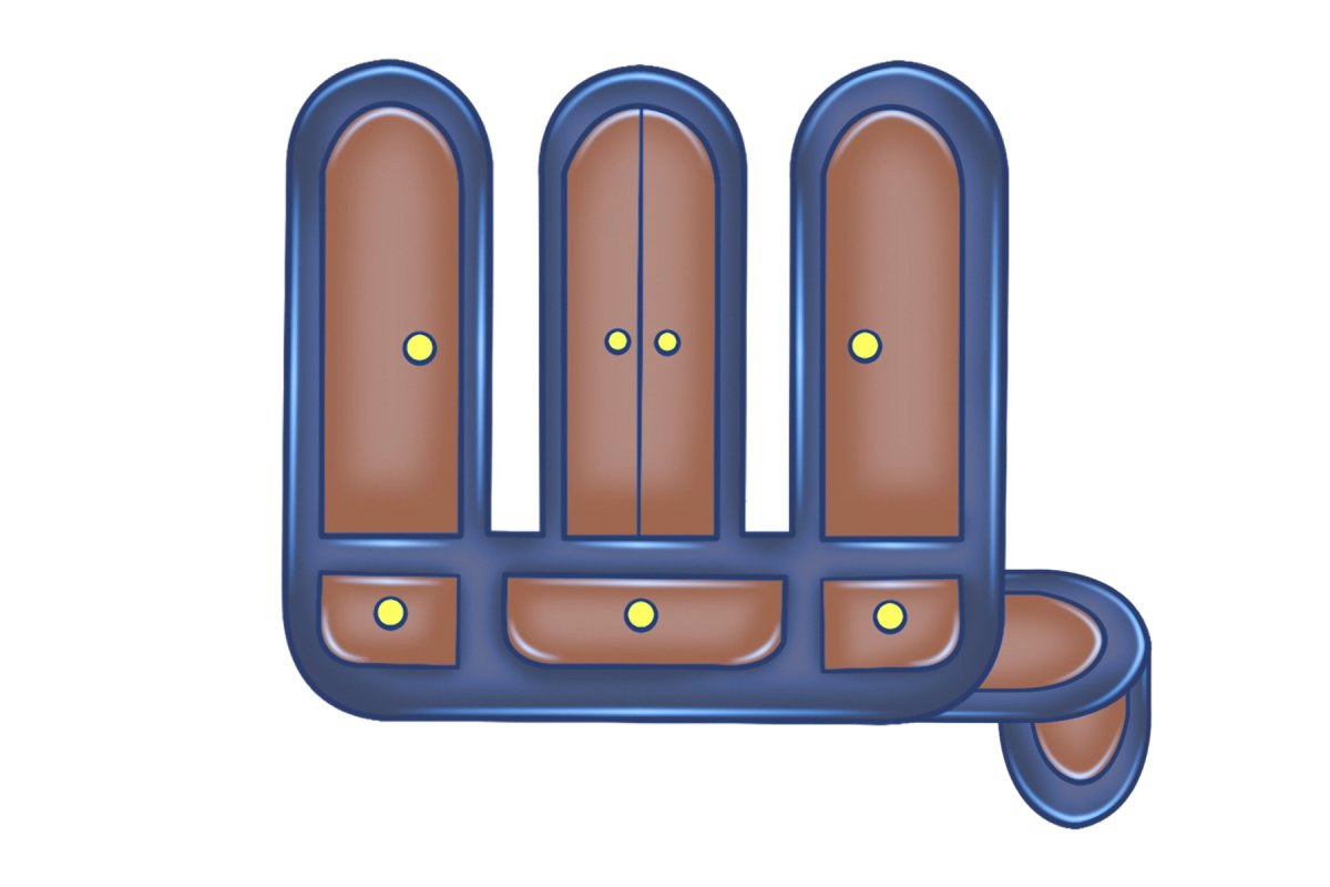 Буква u из газеты
