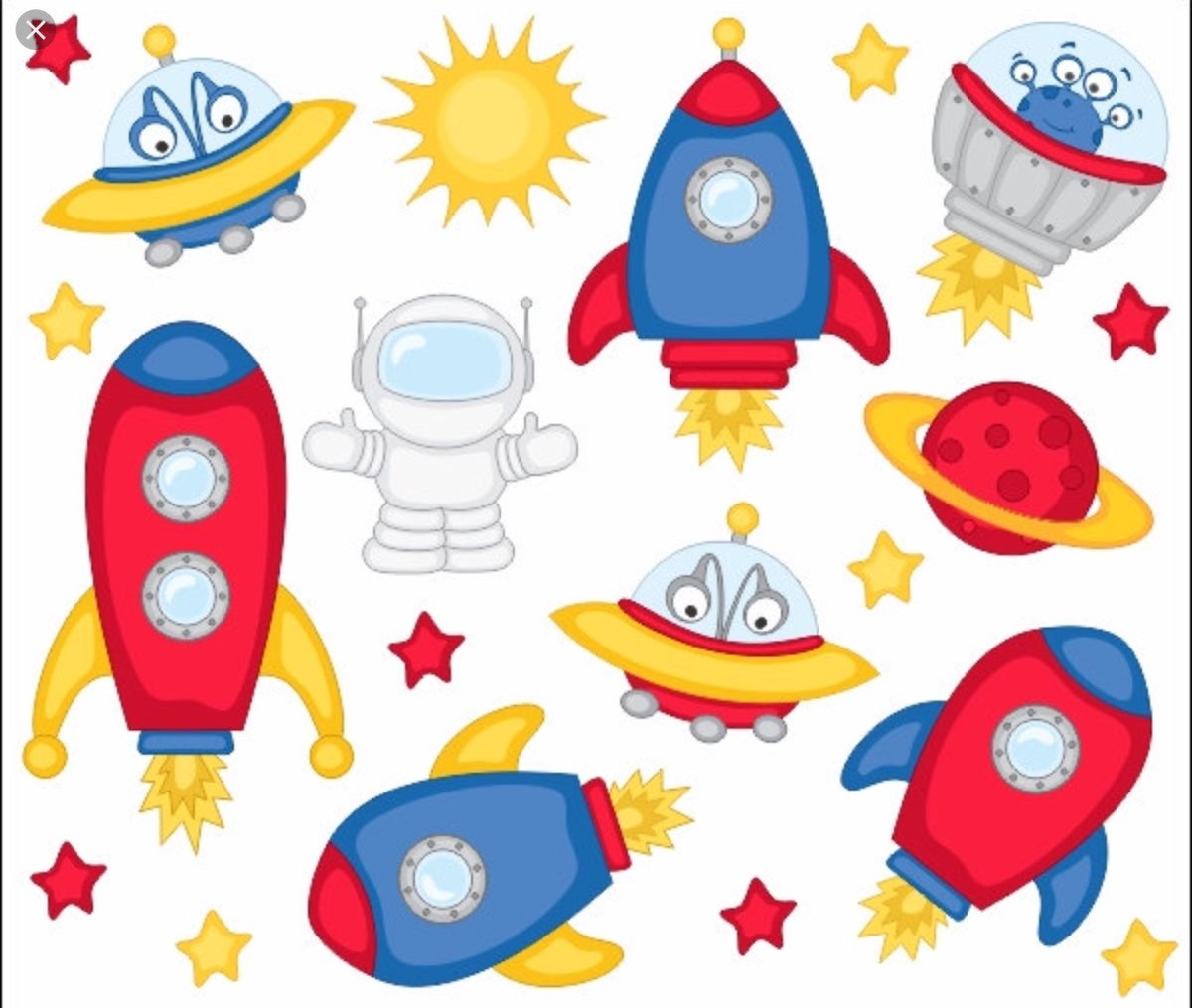 Космические объекты для детей для вырезания