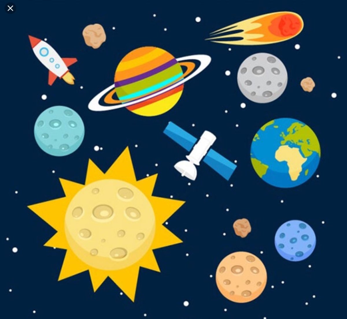 Космос планеты для детей