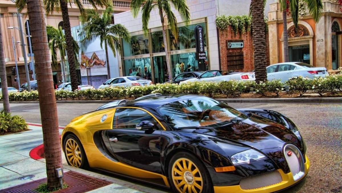 Bugatti Veyron Лос Анджелес