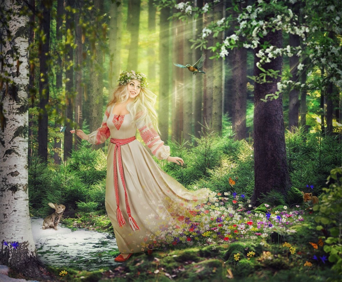Славянская богиня Леля богиня весны