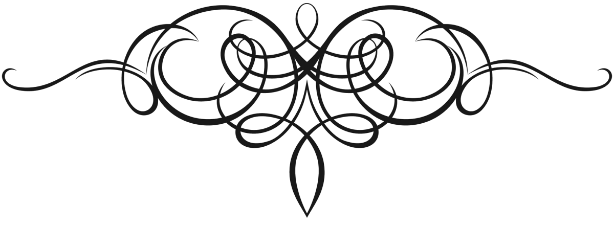 Вензеля на белом фоне