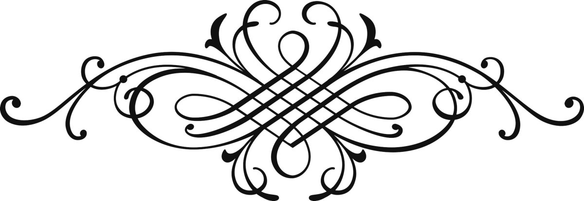 Красивый узор в конце текста