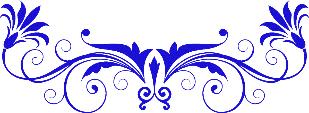 Вензель синий