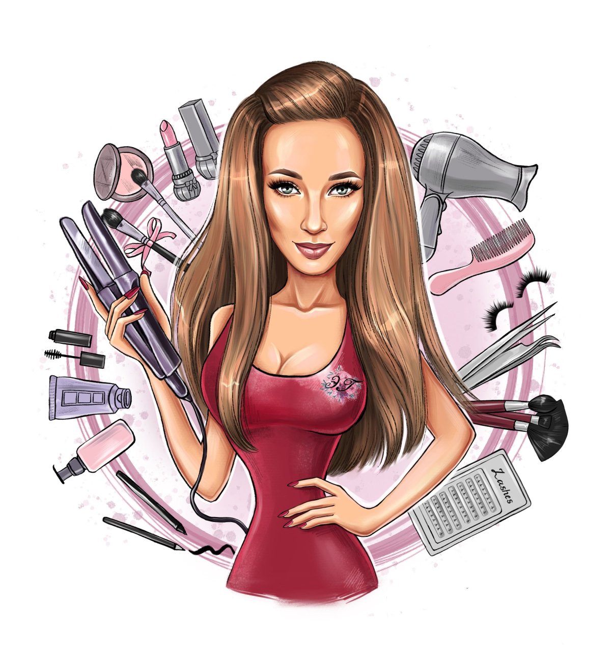 Шарж парикмахер