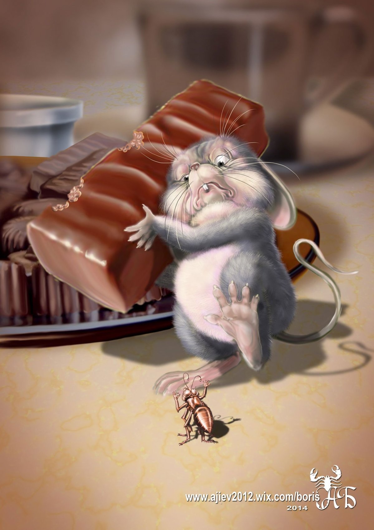 Художник Racey helps