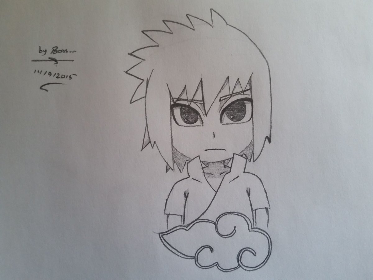 Саске для срисовки