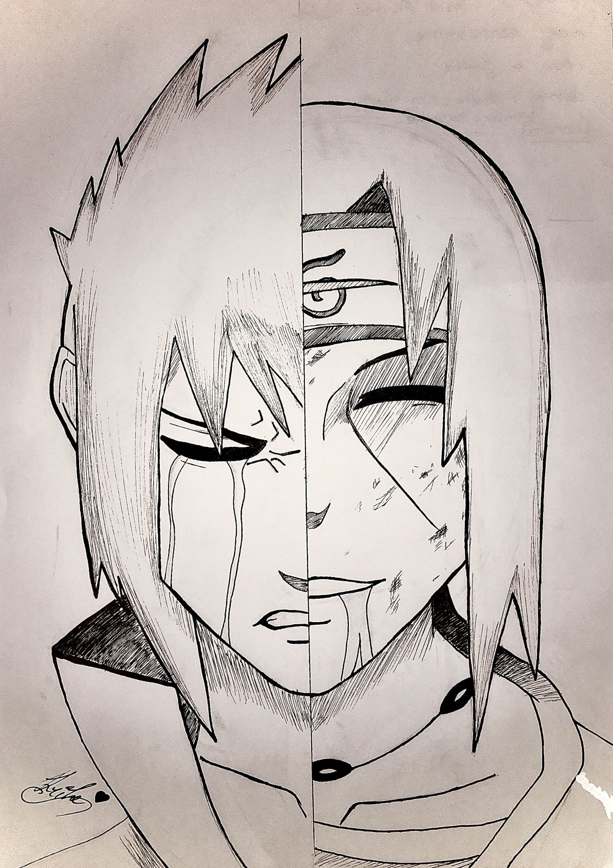 Саске Саске срисовка