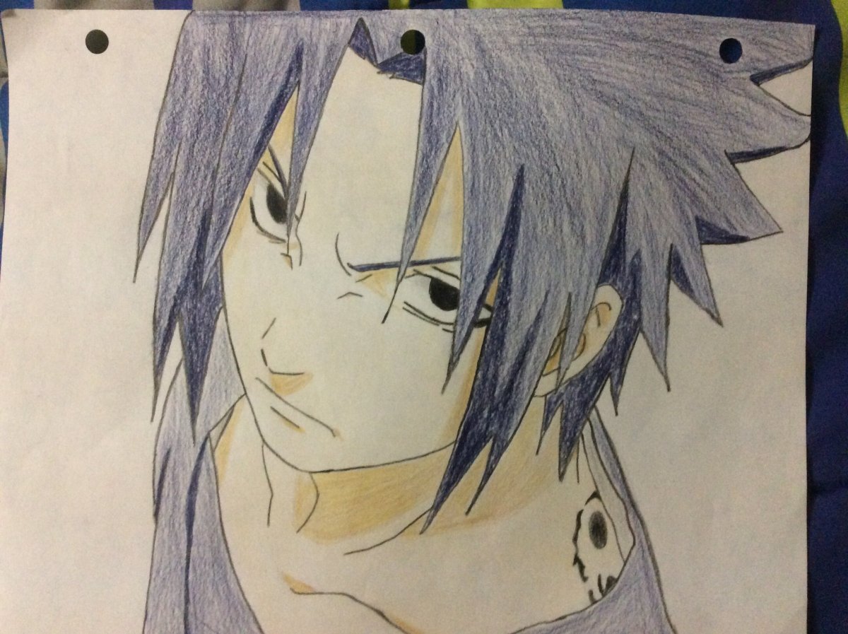 Саске Наруто для рисования