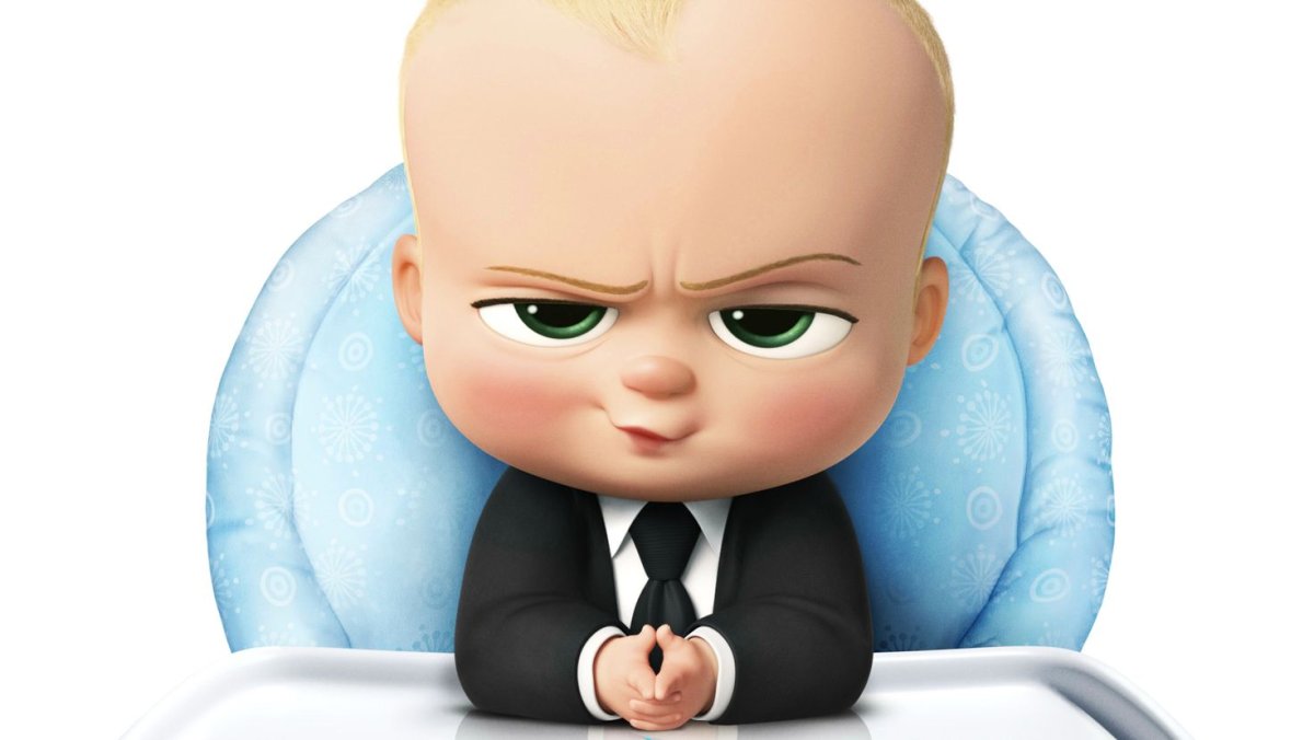 Босс молокосос на белом