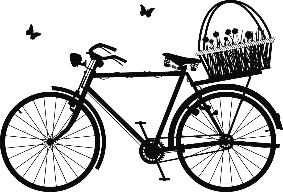 Велосипед силуэт