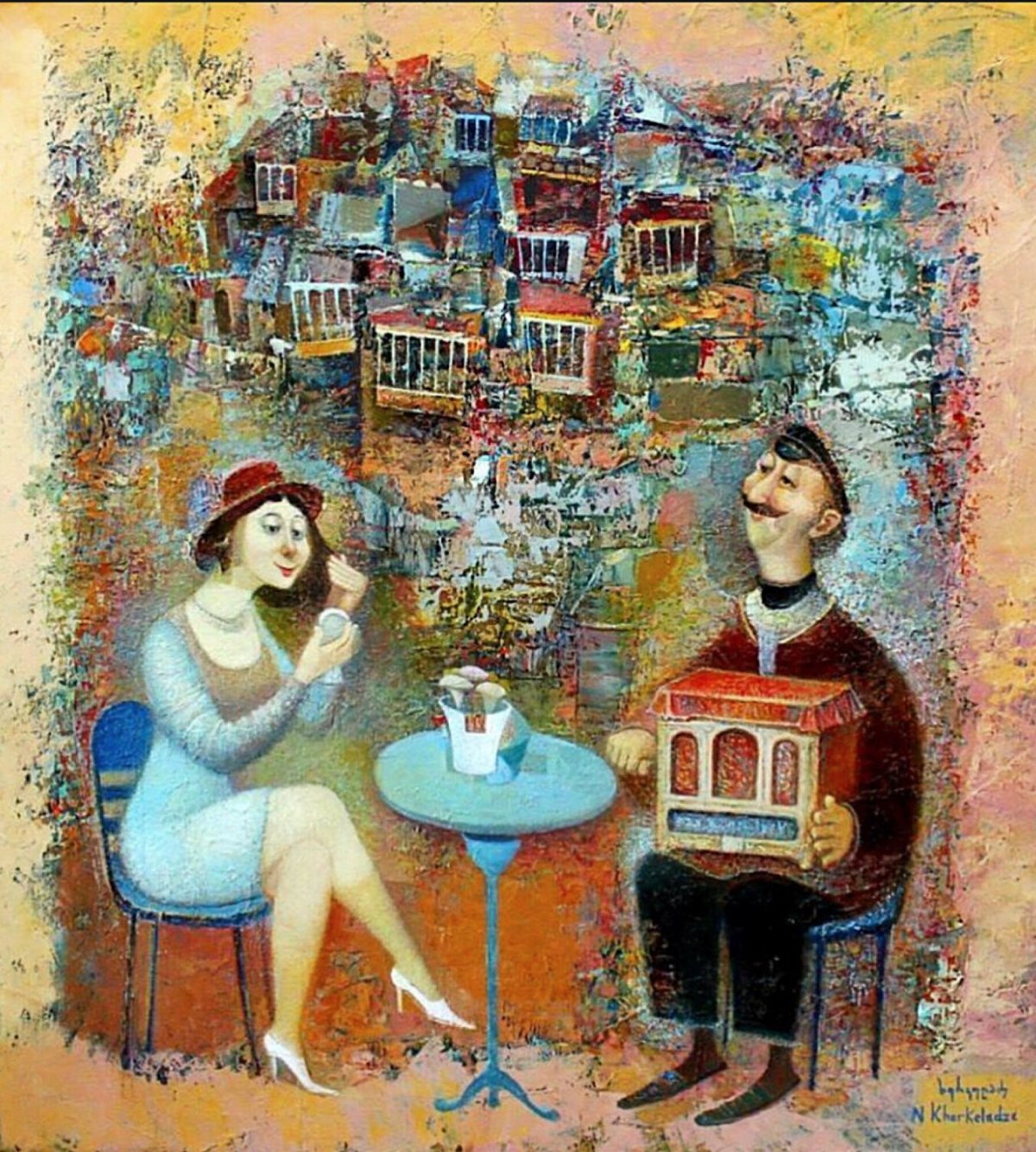 Девушка в Грузии в горах