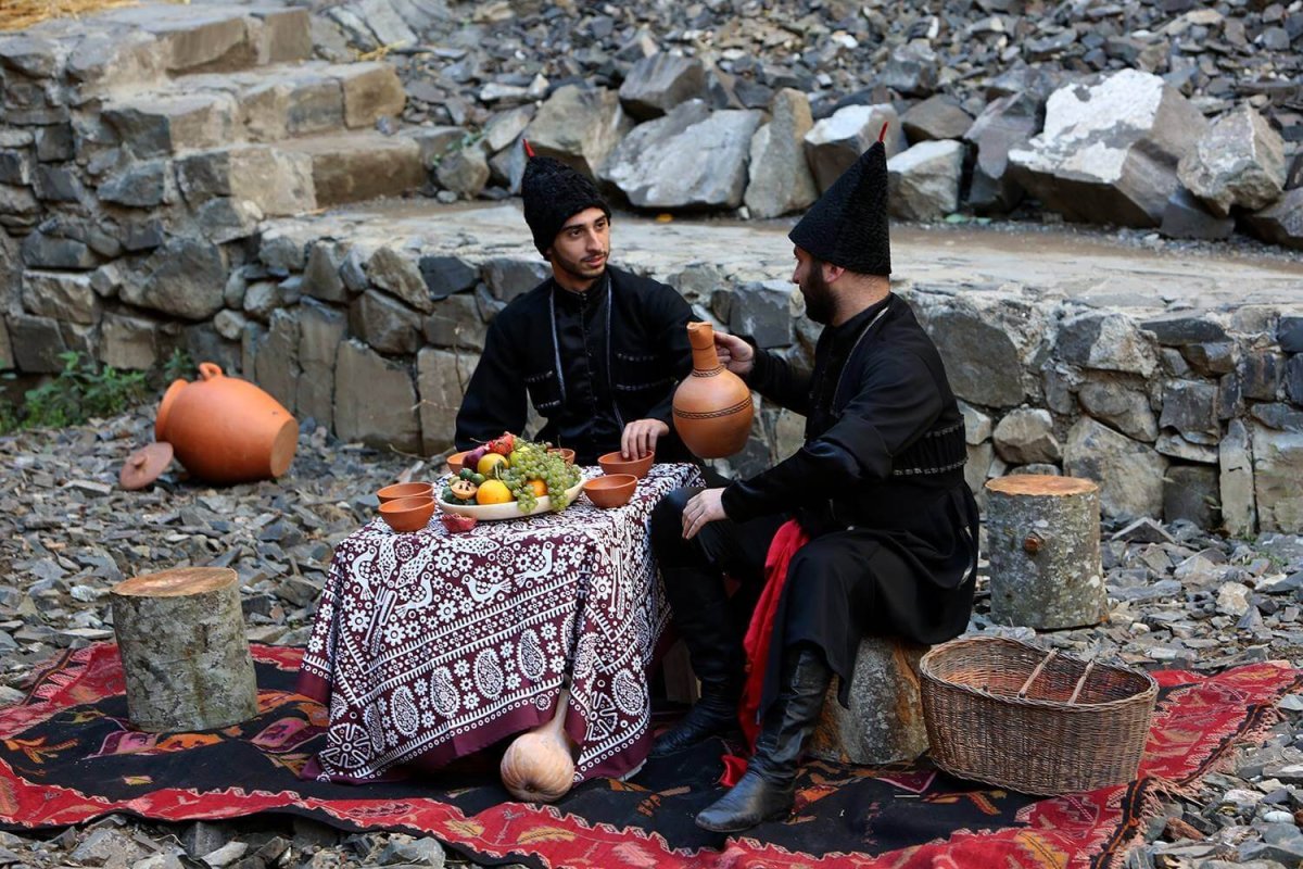 Чахчур азербайджанский национальный костюм