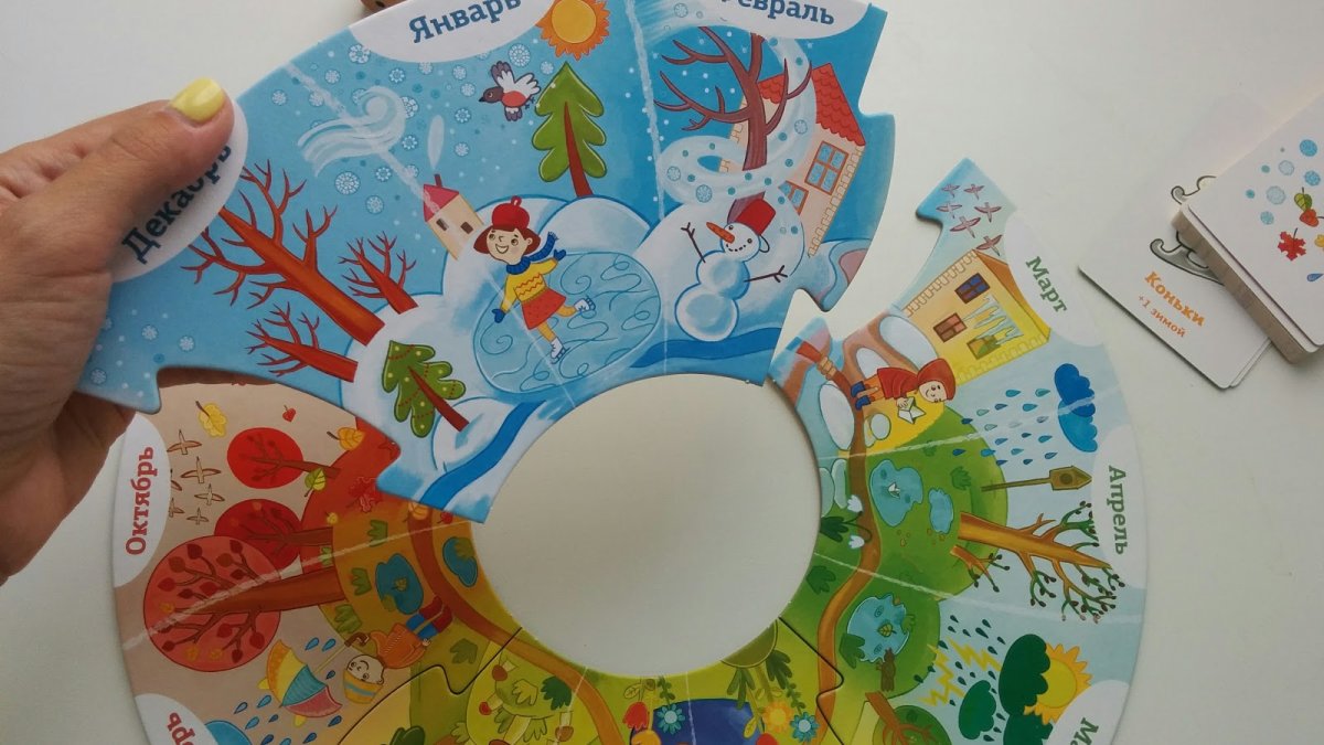 Дидактическое пособие круглый год