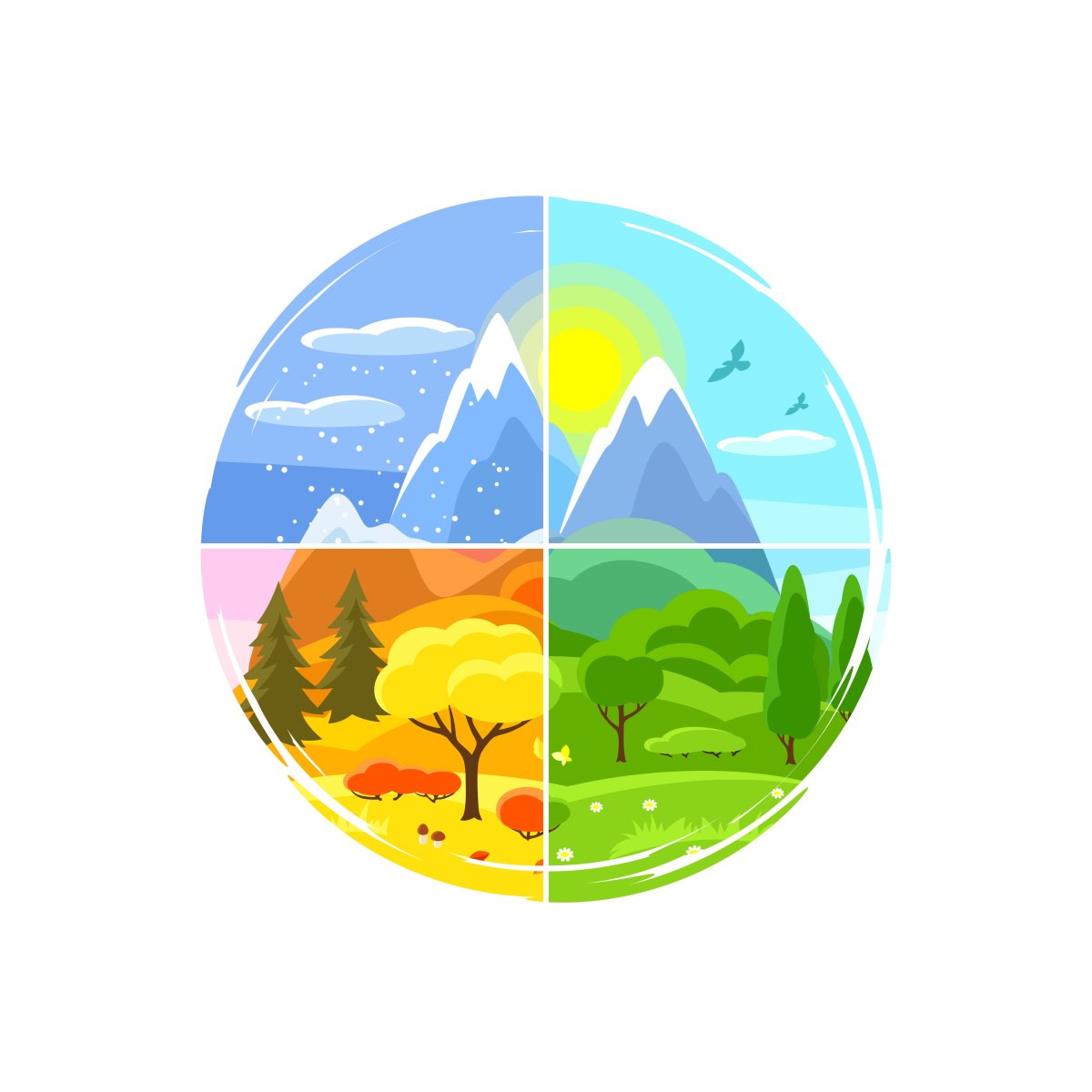 Логотип Весна лето осень зима