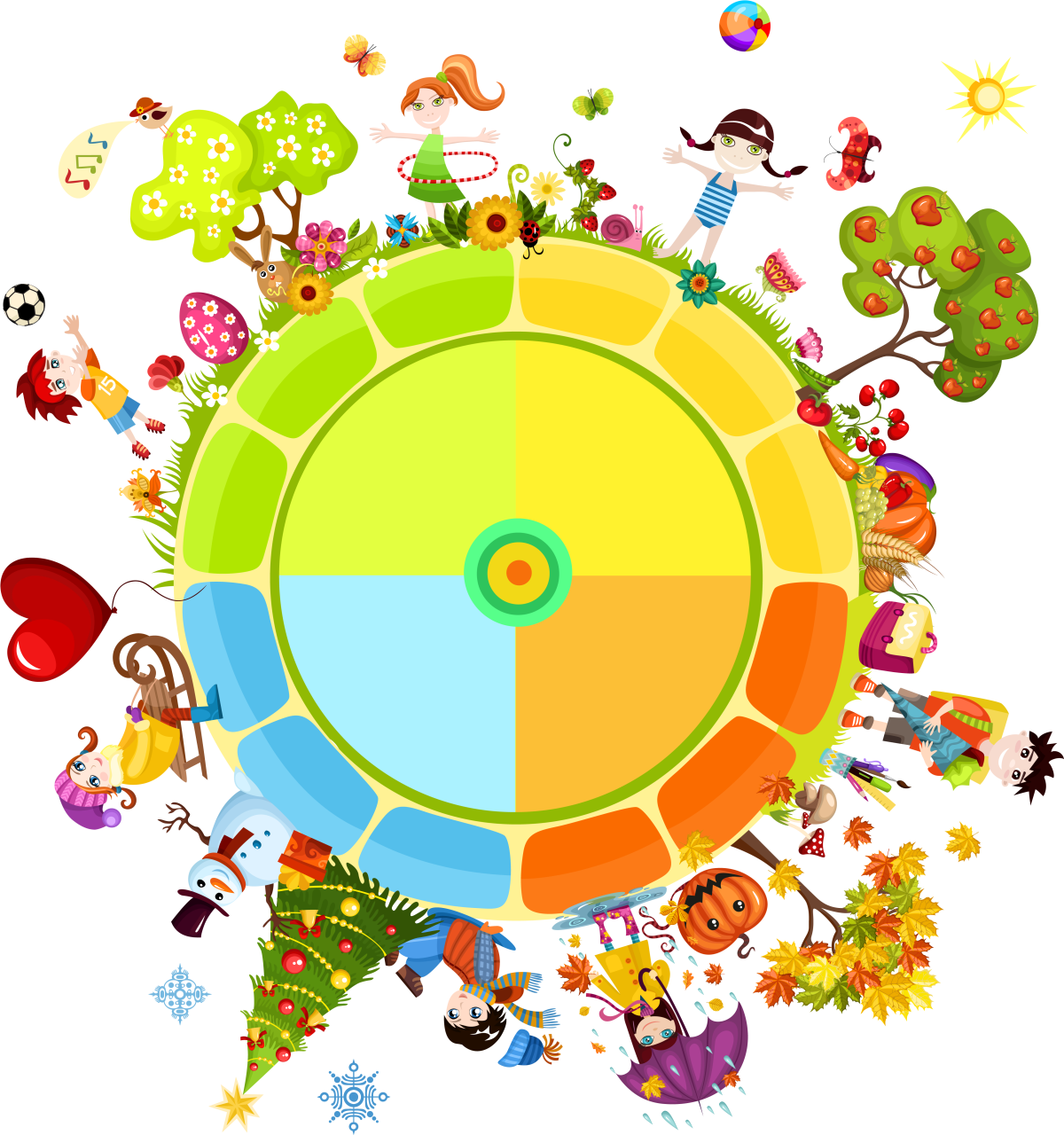 Лето в круге для детей