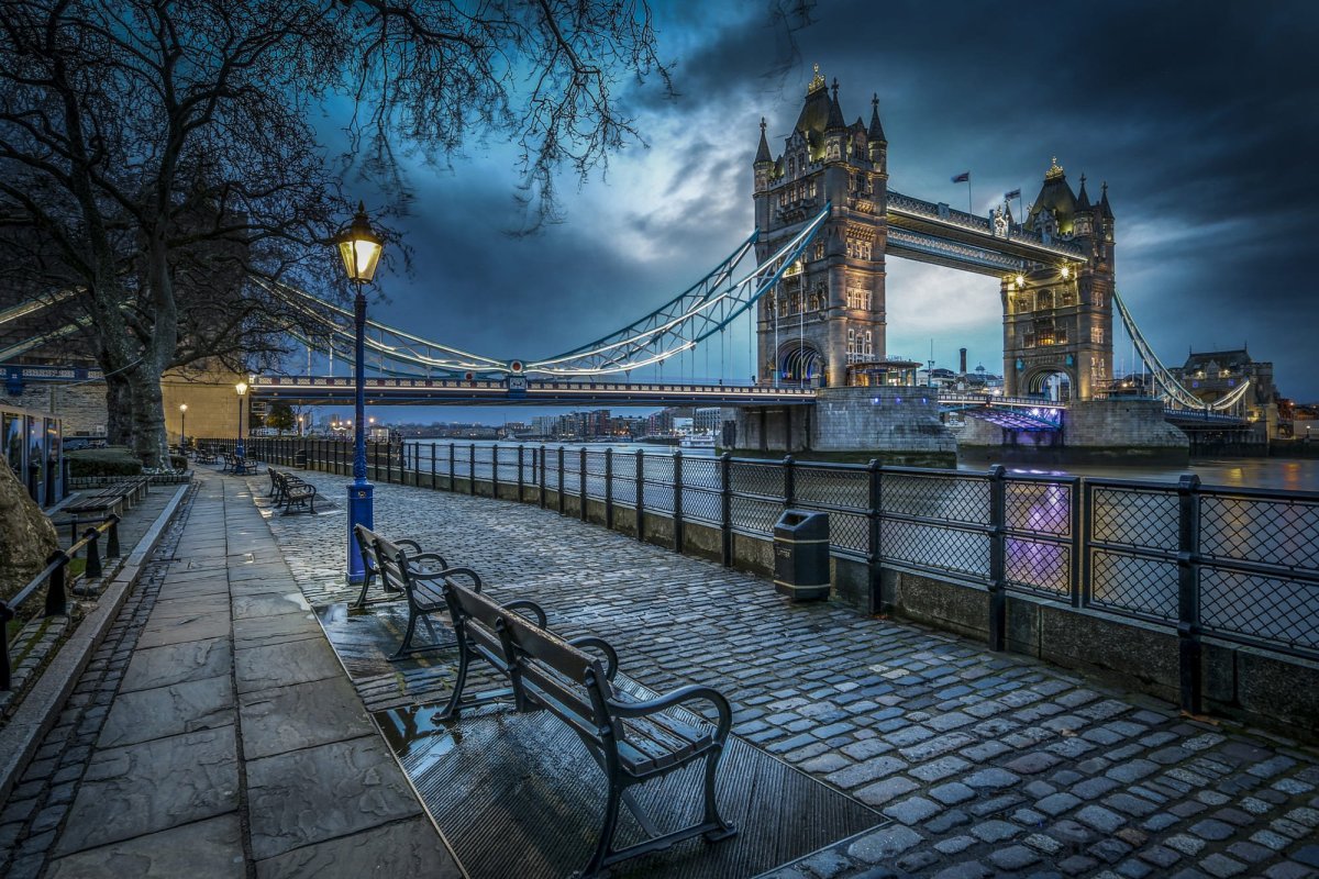 Набережная Темзы в Лондоне