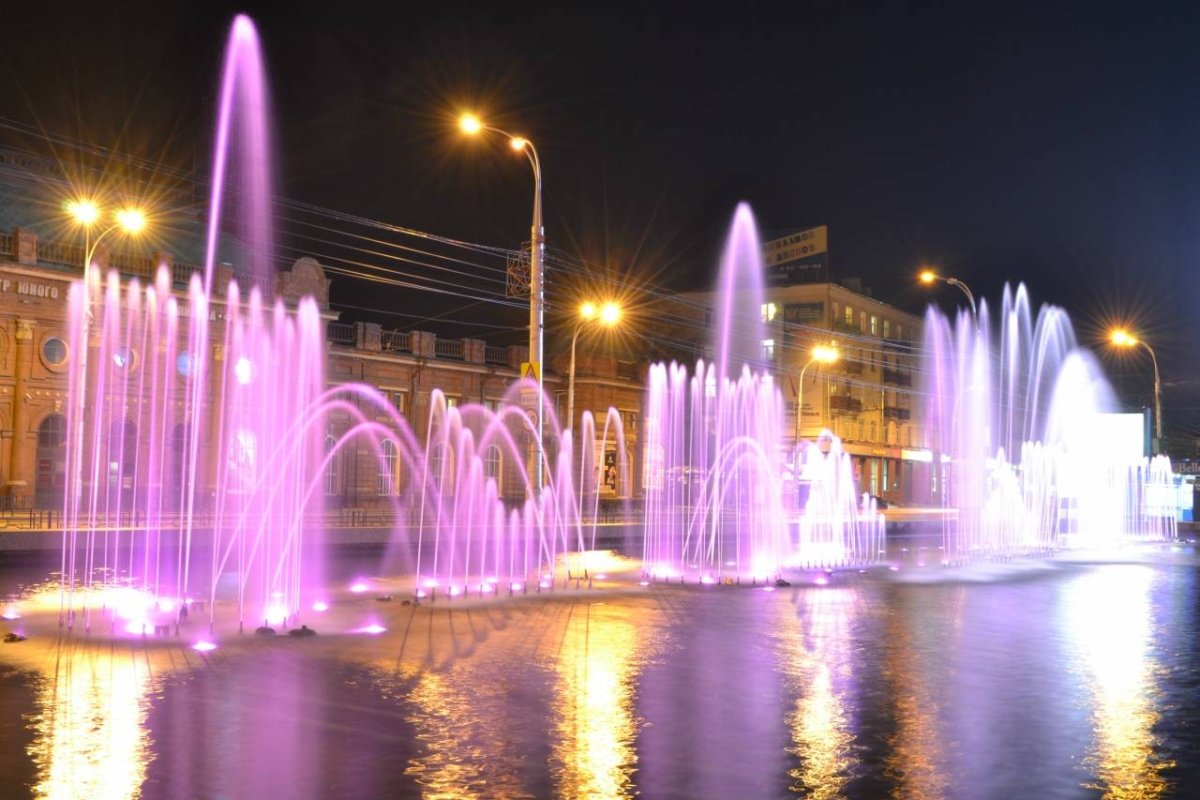 Фонтан на Байкальской Иркутск