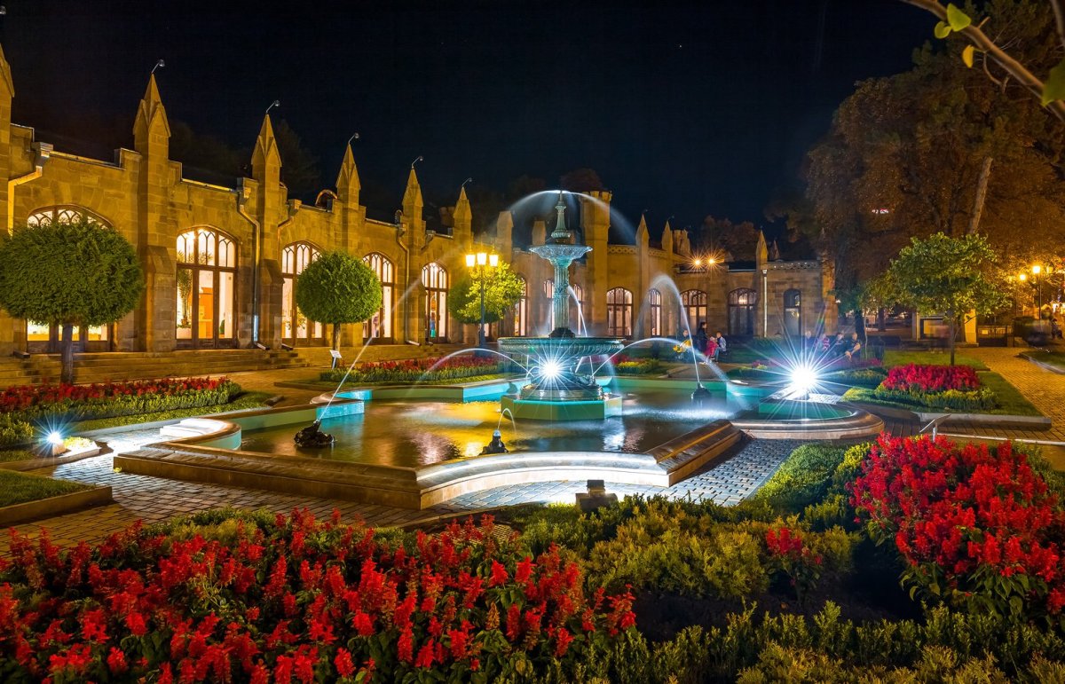 Кисловодск Курортный бульвар Нарзанная галерея