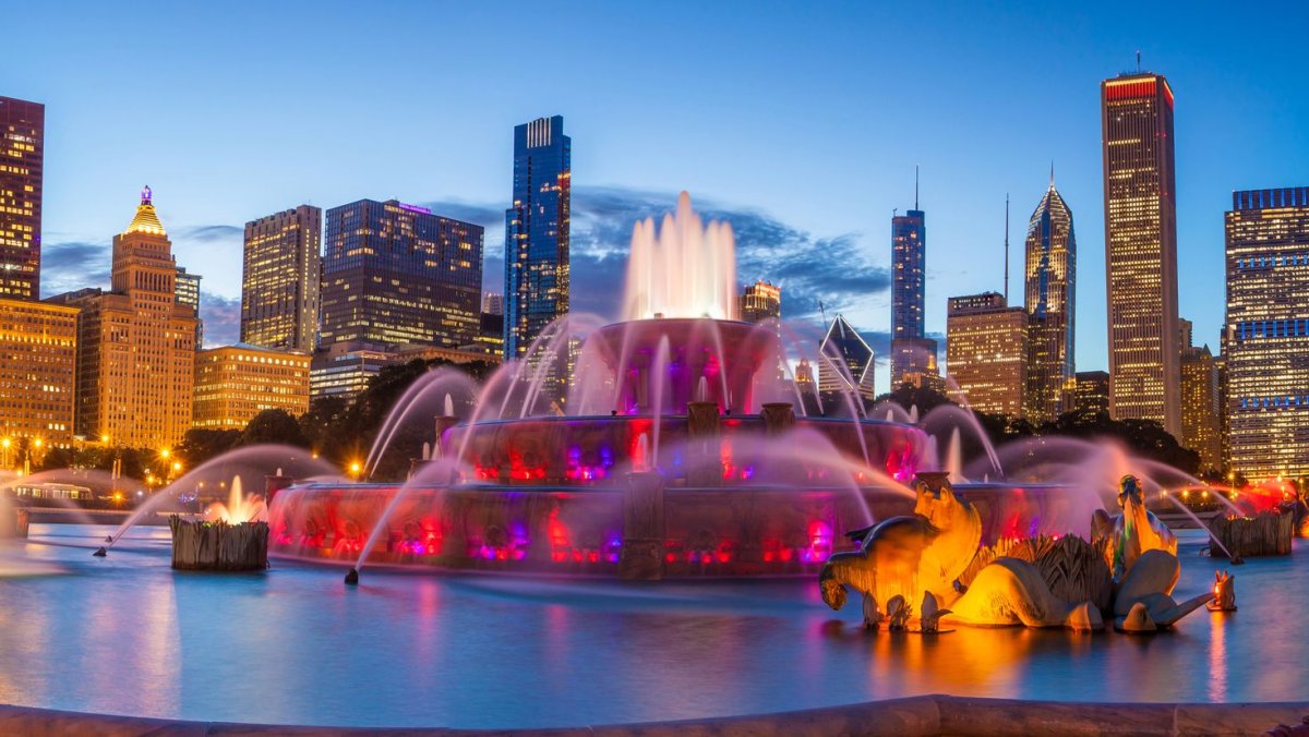 Букингемский фонтан Чикаго