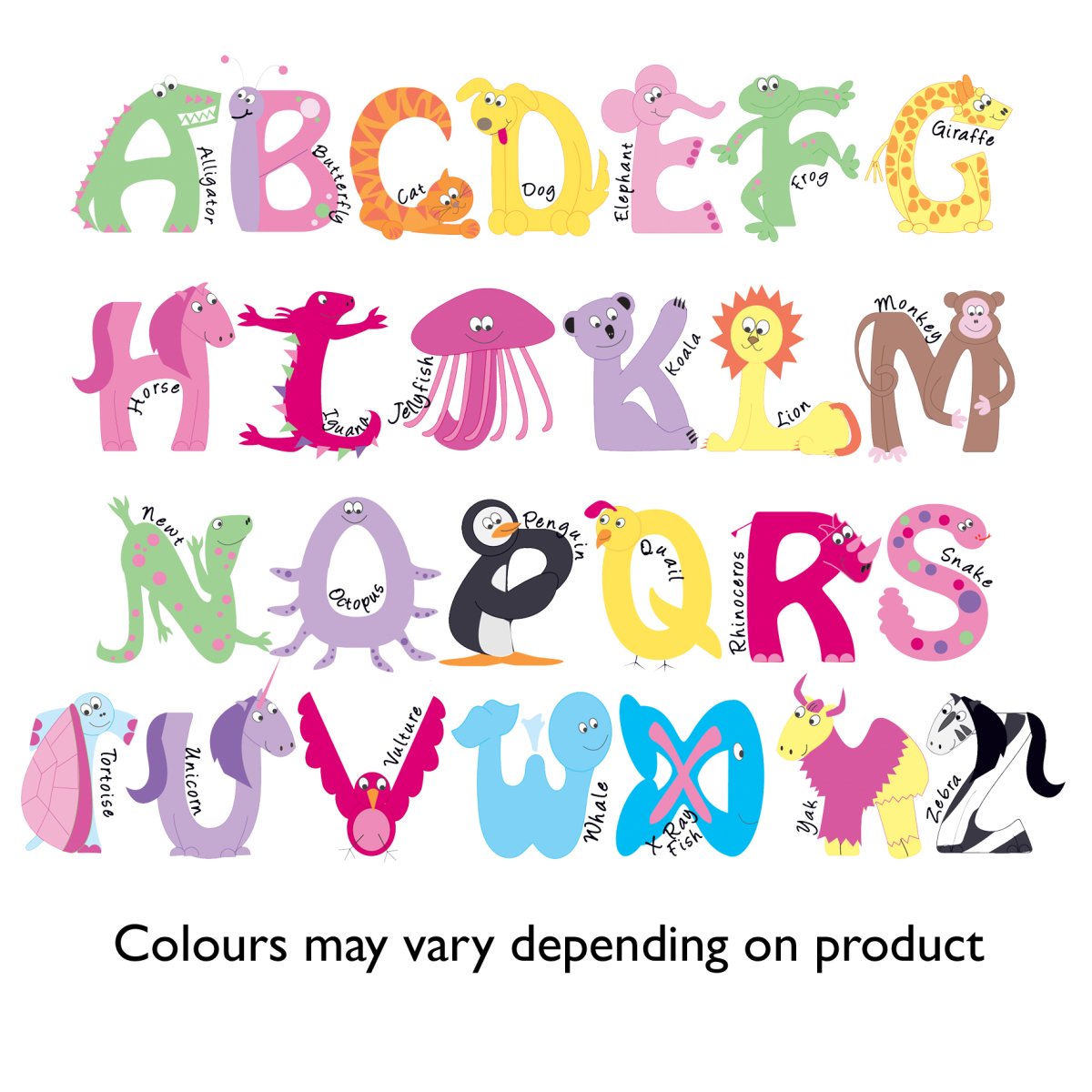 Английские буквы с глазками