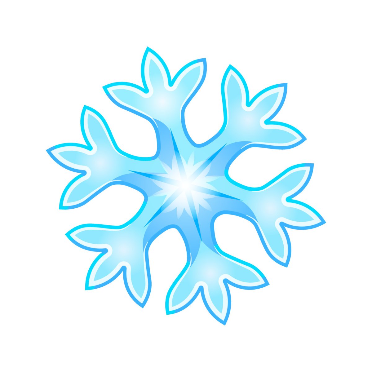 Рисование веселая Снежинка детьми