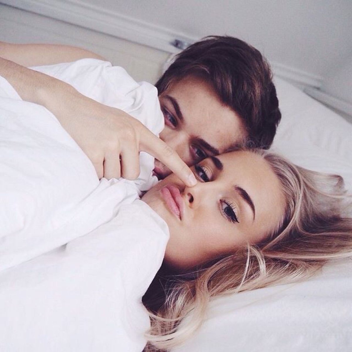 Милые селфи с парнем