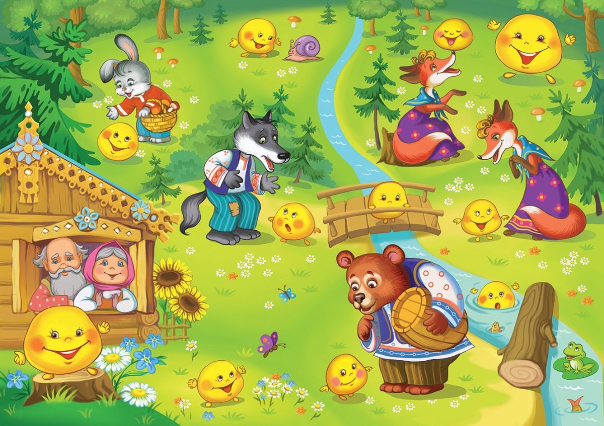 Сказочные герои Колобок