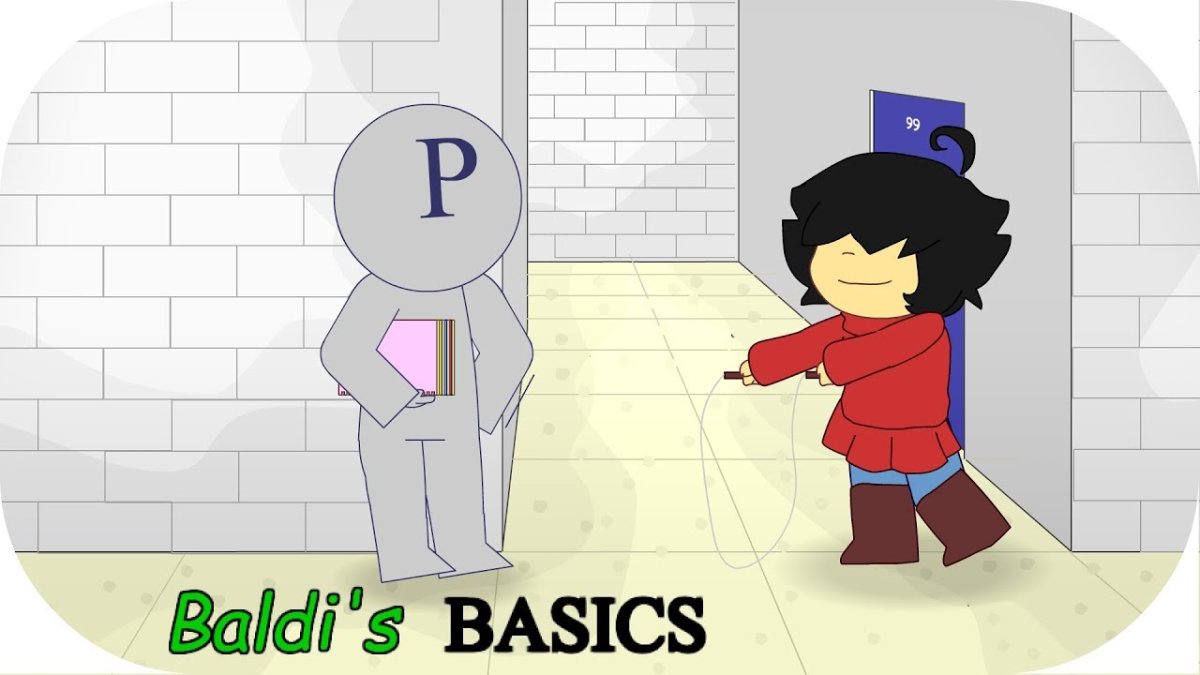 Baldi's Basics хулиган и Плейтайм