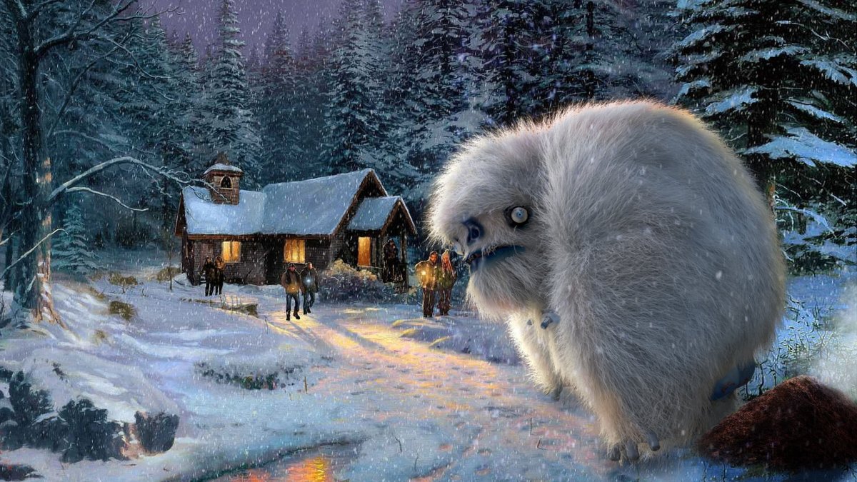 Thomas Kinkade Рождественские домики