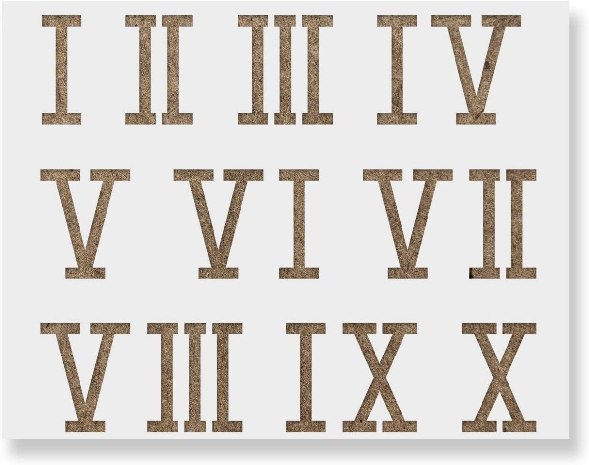 Декоративные римские цифры