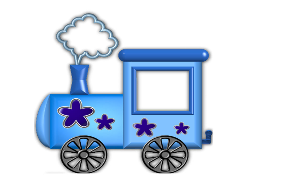 Паровоз с вагонами для детей