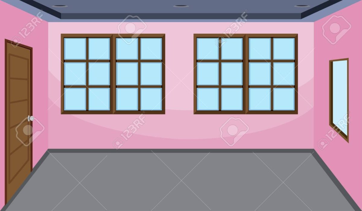 Пустая комната мультяшная