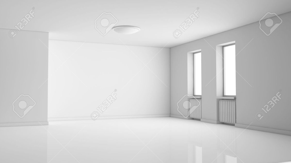 Пустое помещение с высокими стенами
