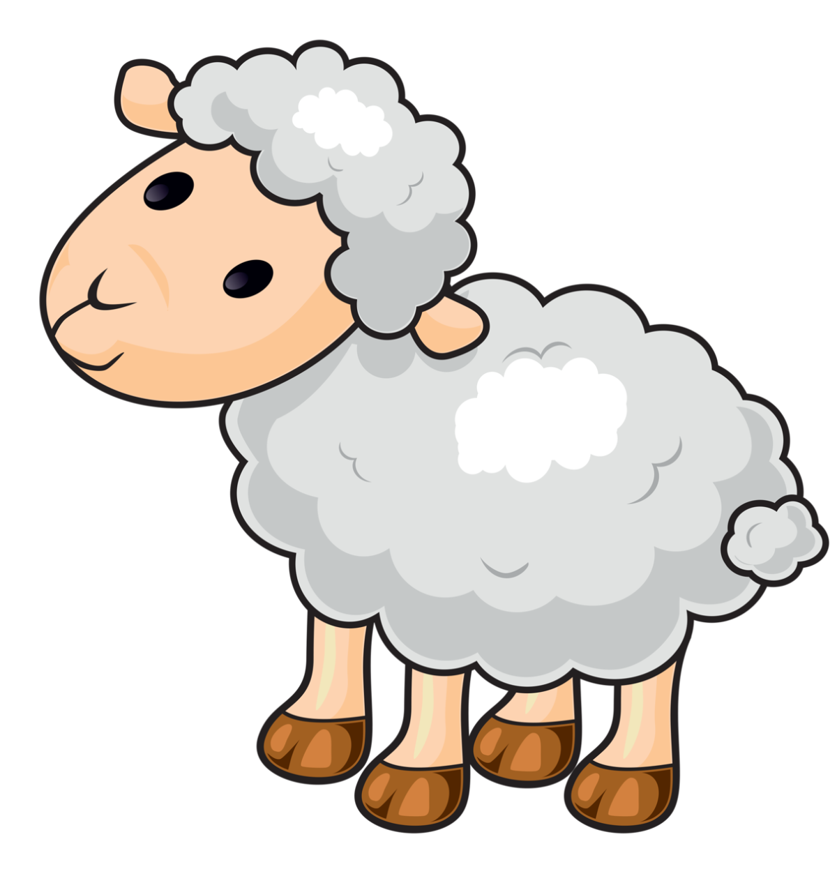 Ягненок мультяшный
