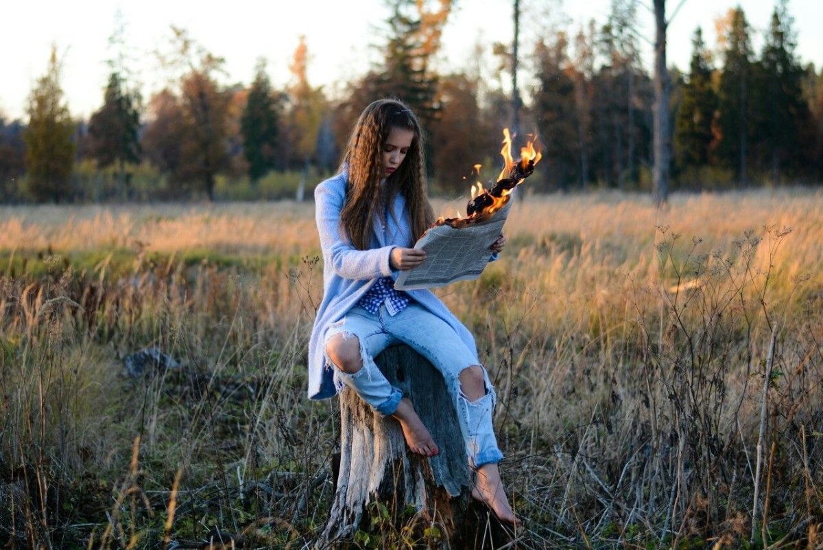 Фотосессия в лесу