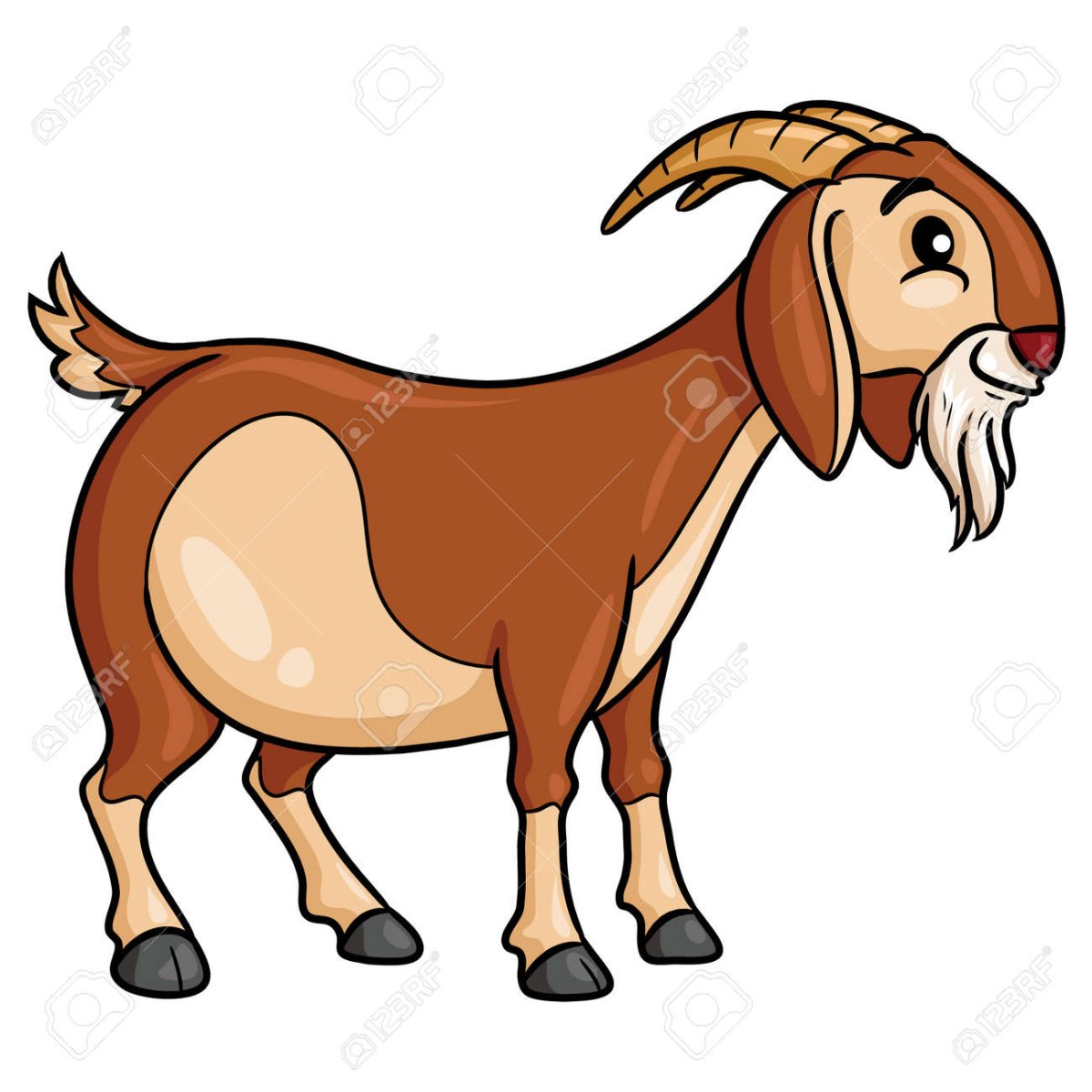 Коза мультяшная