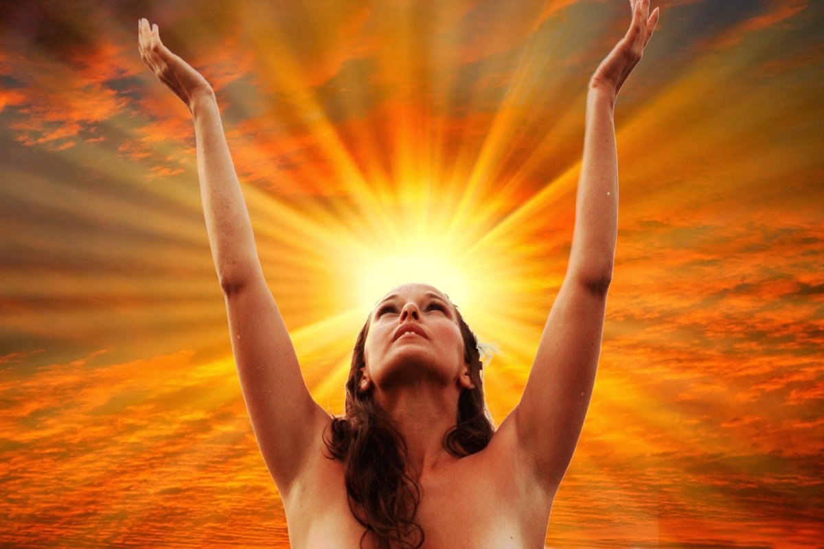 Восход в горах медитация