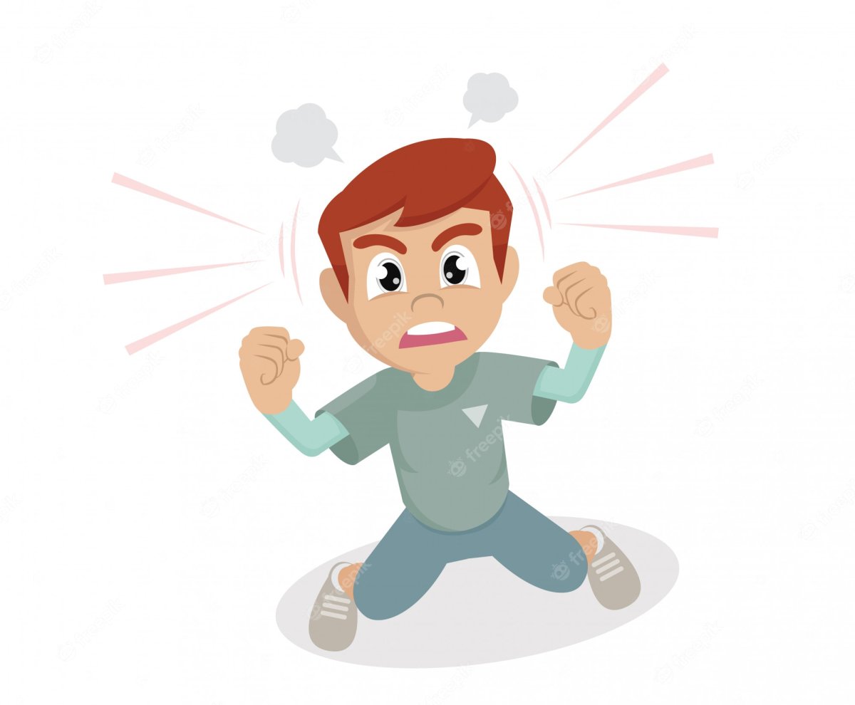 Злой человек мультяшный