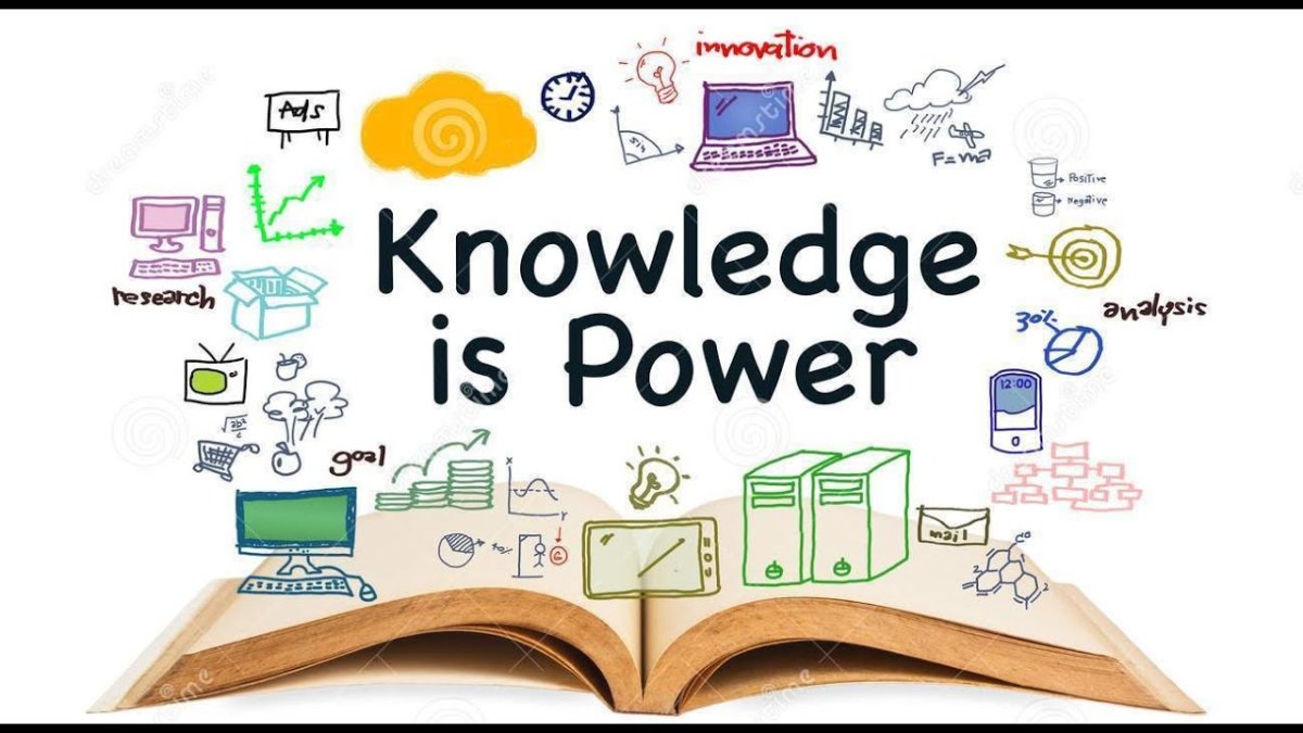 Рисунок knowledge is Power