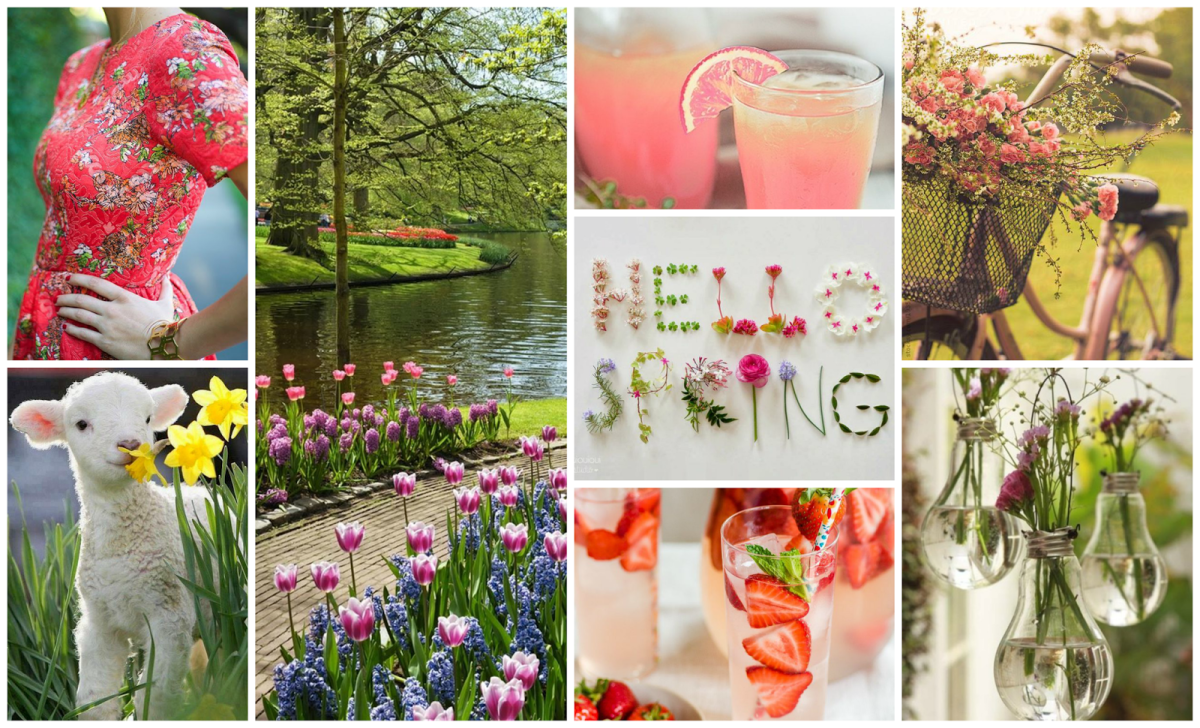 Весенний коллаж