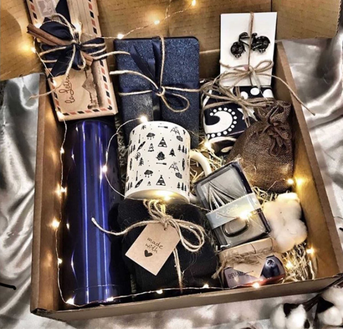 Подарок в коробке для мужчины