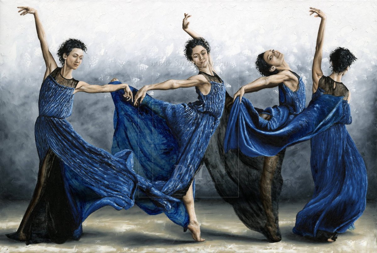 Танец в современной живописи