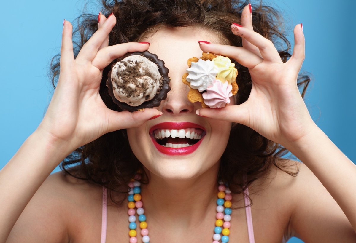 Позитивная девушка