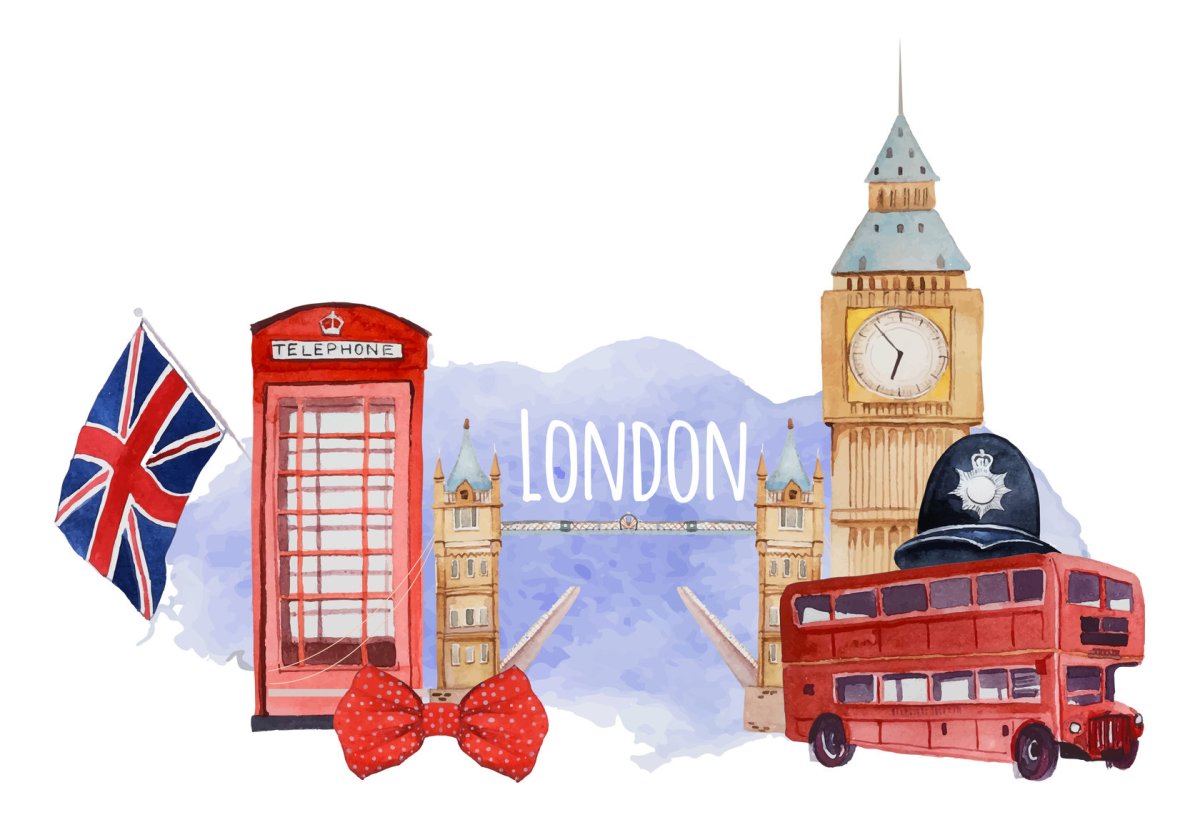 Лондон рисунок