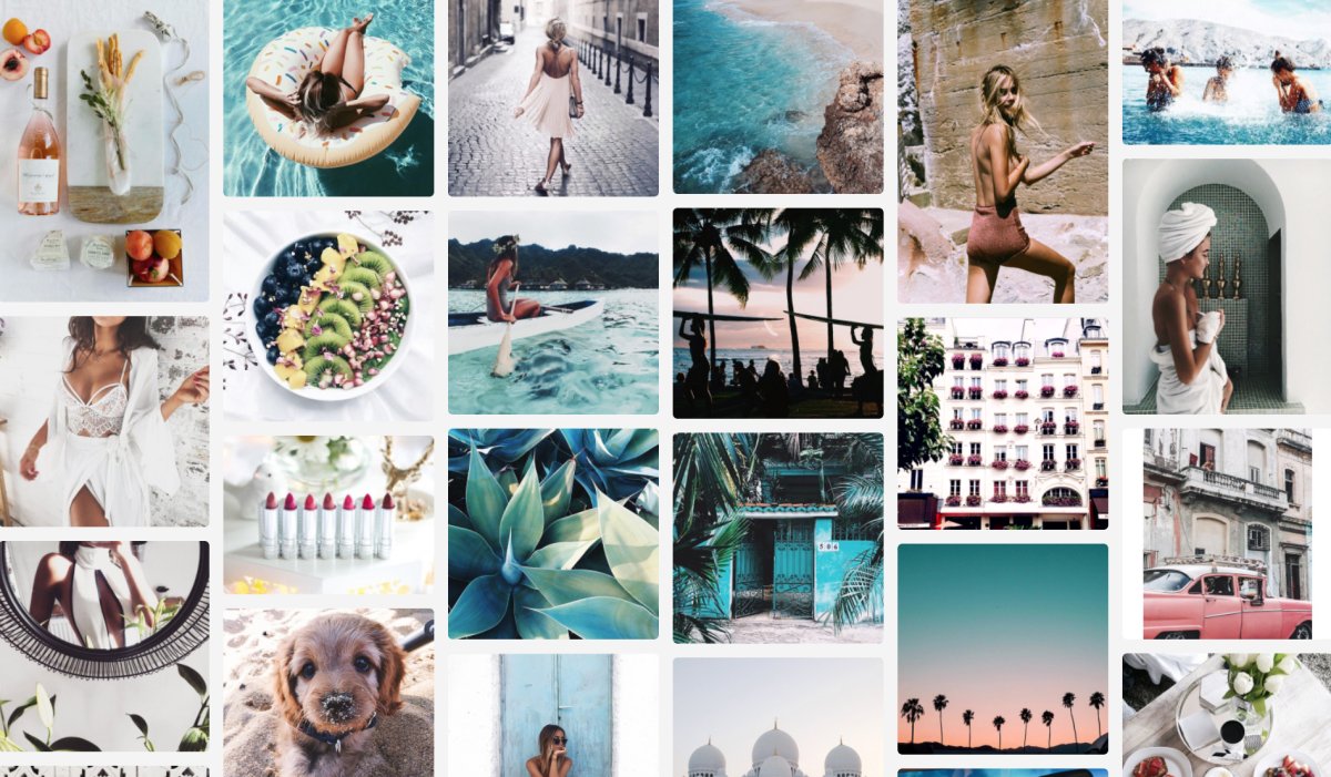 Красивый стильный коллаж